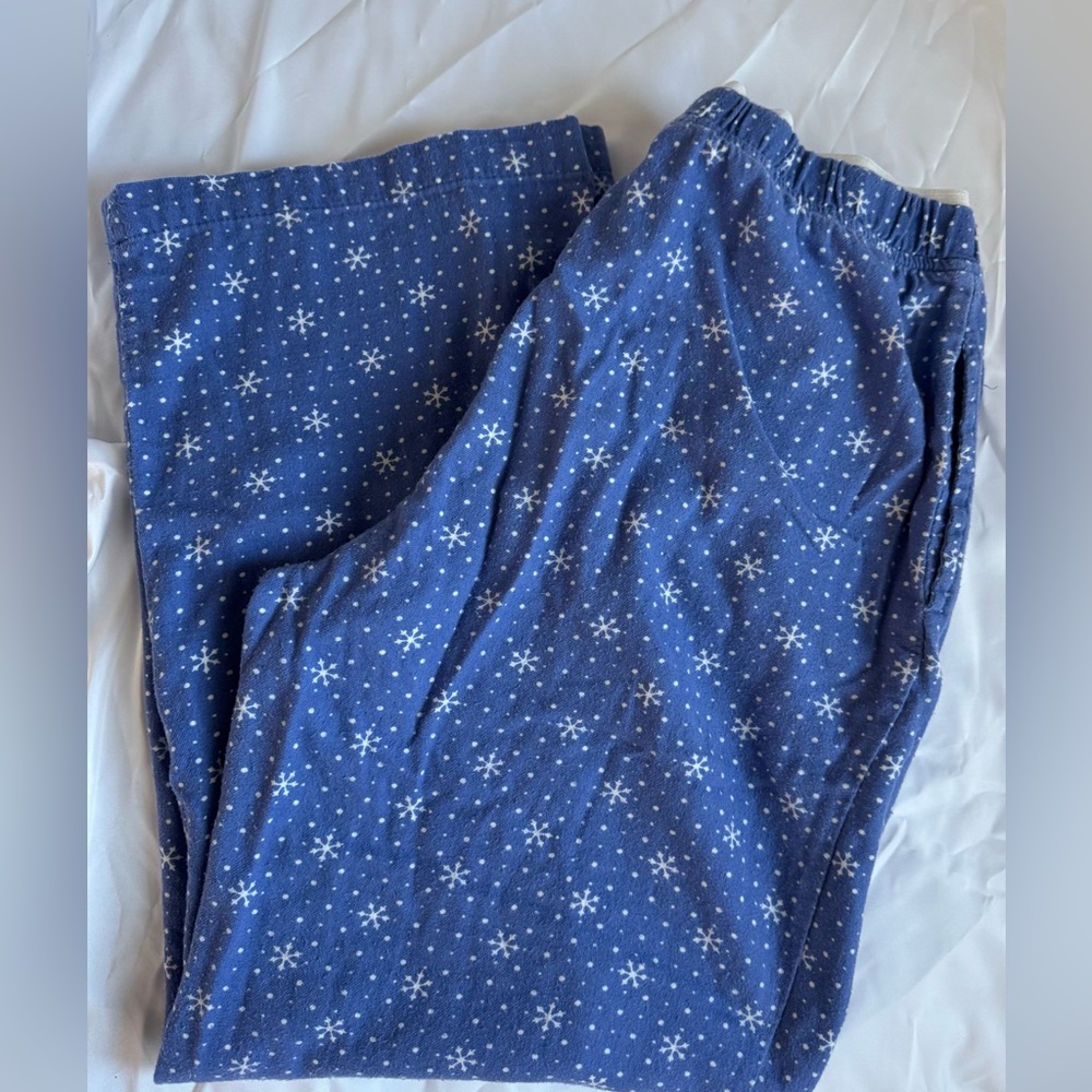 Blue Snowflake Pajama Set